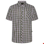 Kam S/S Casual Check Shirt - sage
